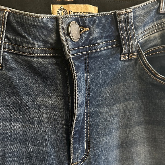 Democracy Dark Blue Flare Jeans - Picture 2 of 5